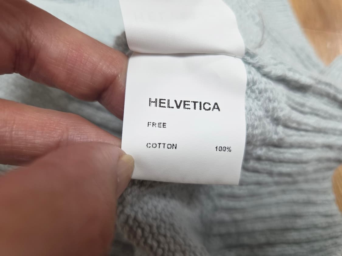 헬베티카(HELVETICA) 유넥 베스트니트 55-66 새상품 상품이미지7