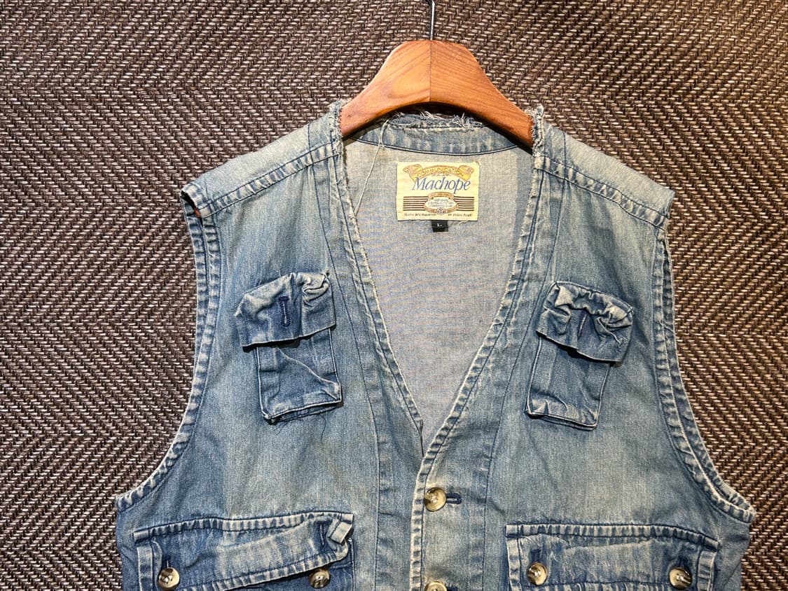 90s 맥홉 U.S.A 데님베스트 상품이미지2