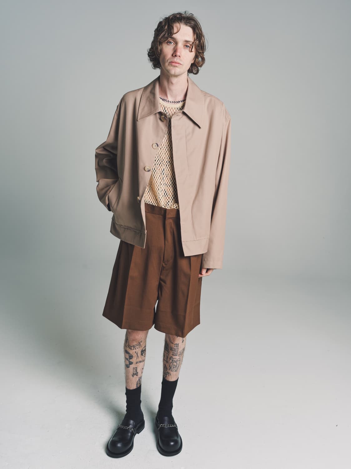 Cmmn swdn roger cropped mac coat 상품이미지2