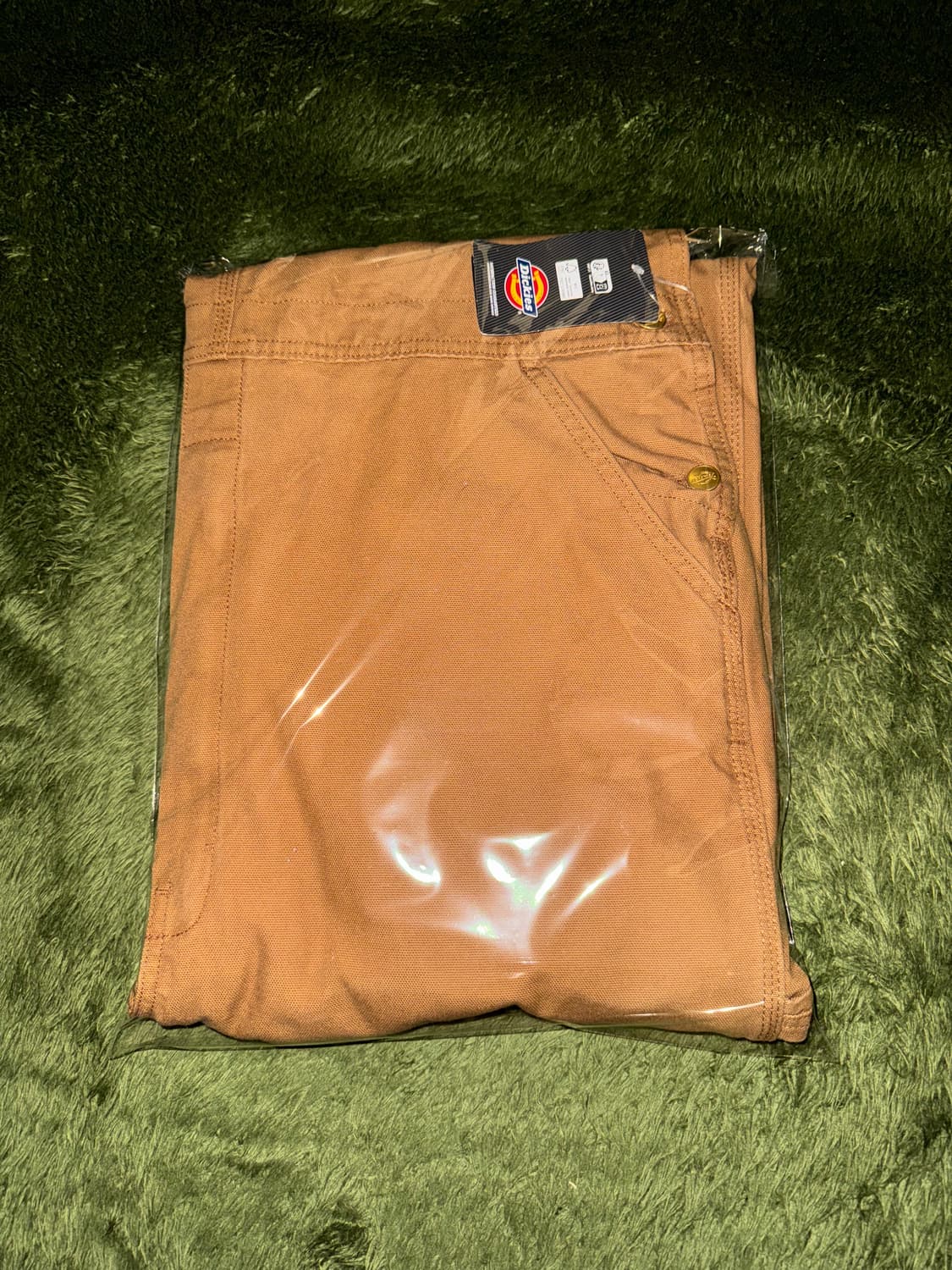 [36] 디키즈 덕 캔버스 헤비웨이트 오버롤 팬츠 브라운 상품이미지10