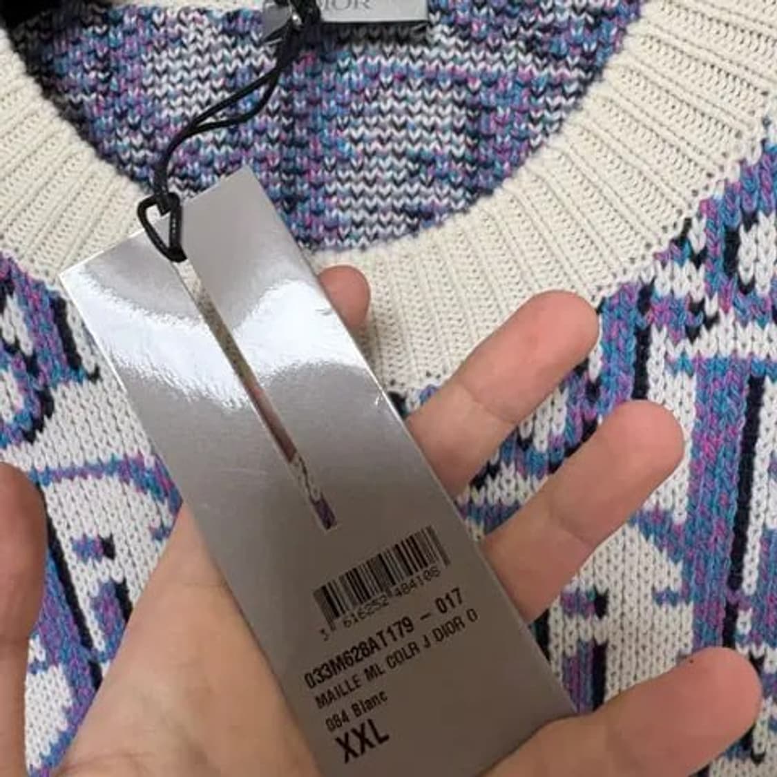 [XXL] 새상품 디올 오블리크 스투시 니트 상품이미지4