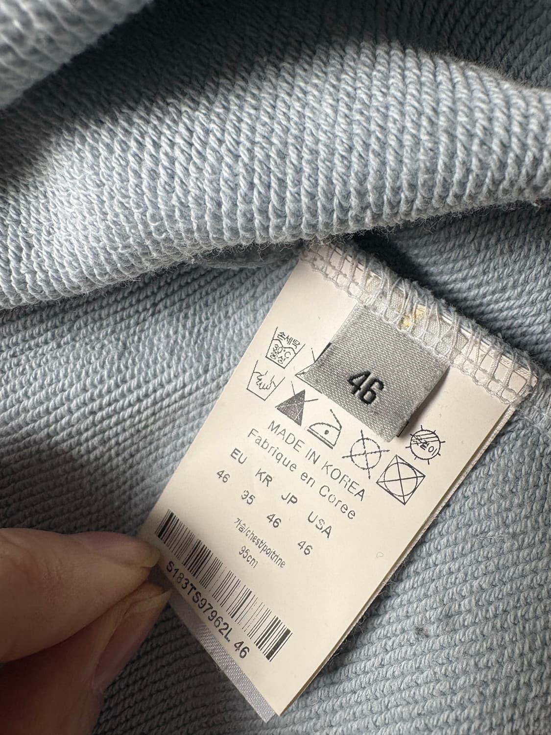 솔리드옴므맨투맨티셔츠 상품이미지5