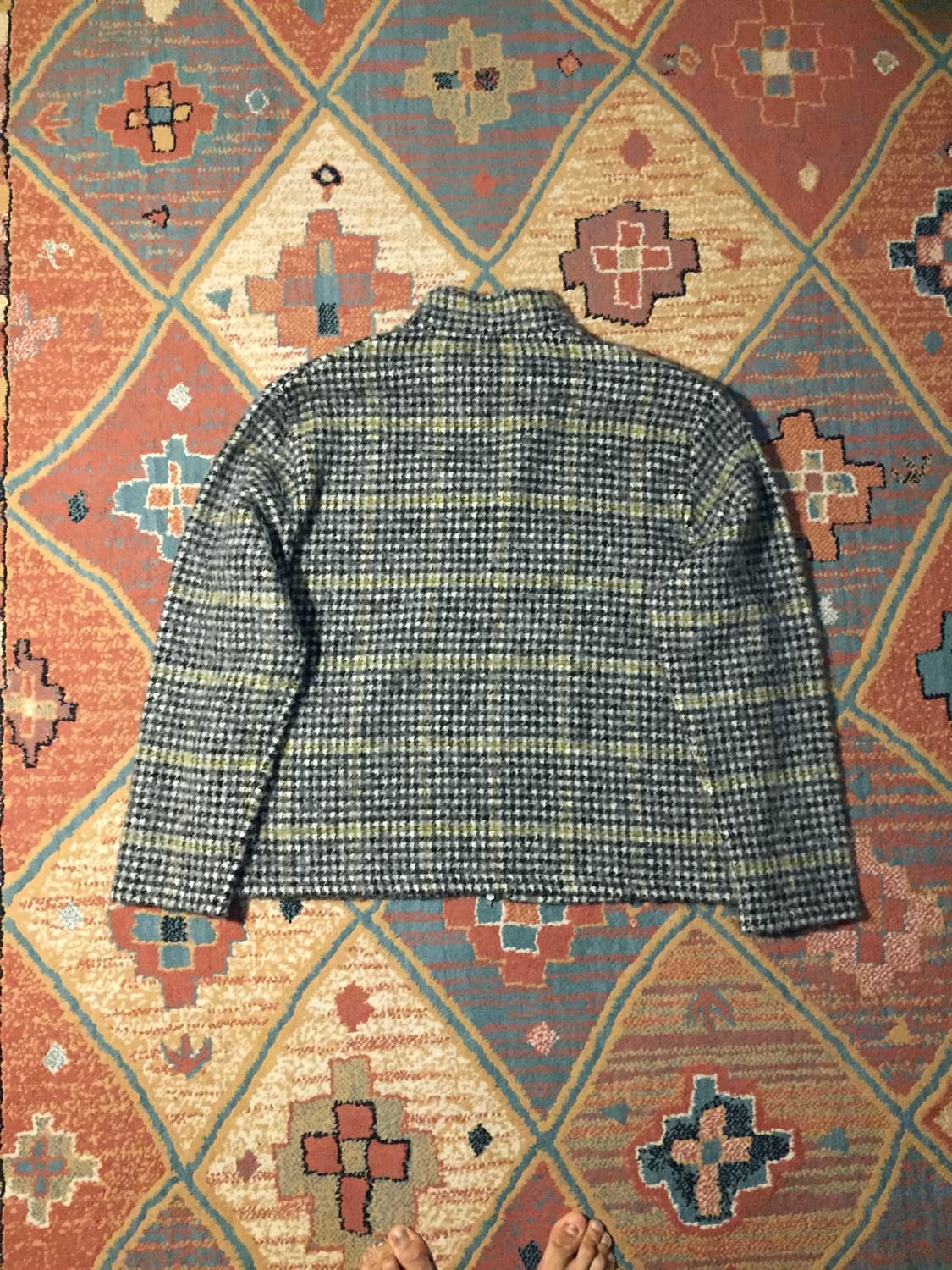 새상품 아워레가시 모헤어 슈렁큰 풀 집업 상품이미지4