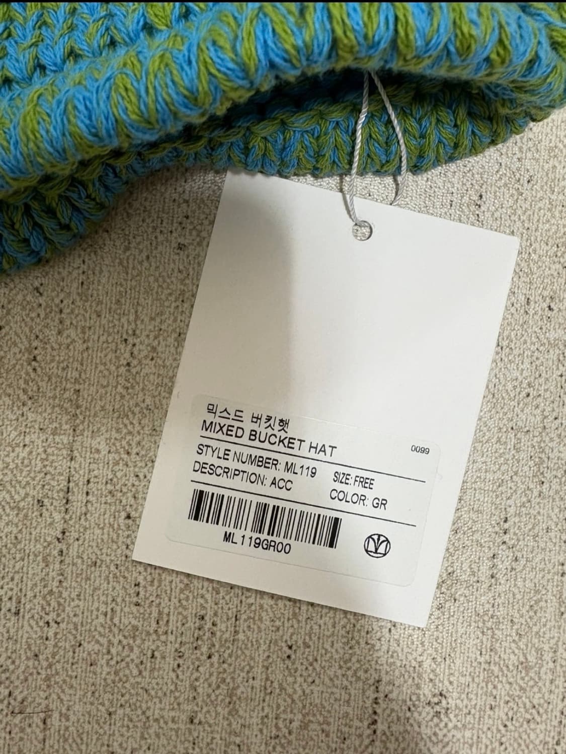 밀로 아카이브 믹스트 버킷햇 새상품 상품이미지2