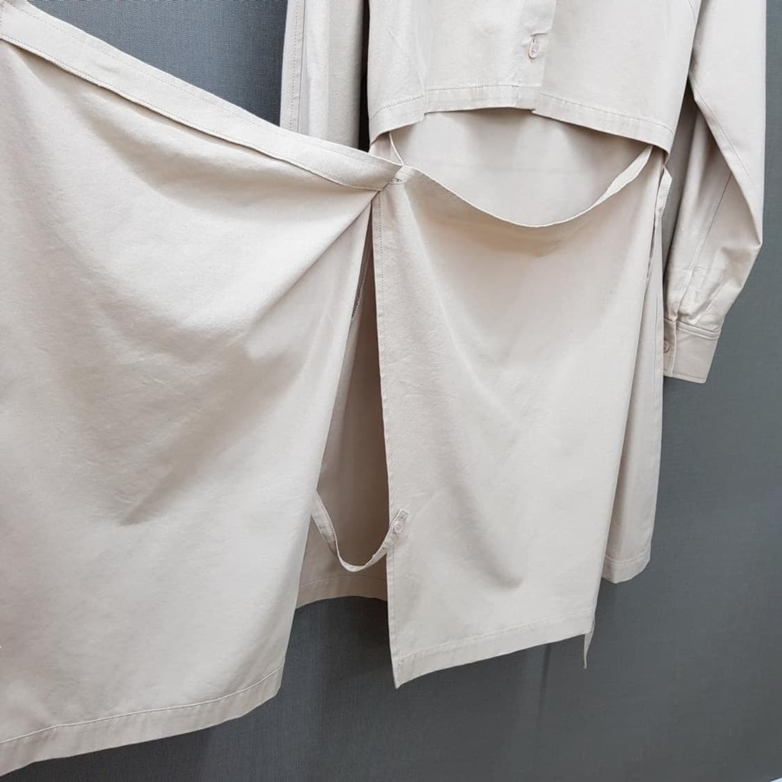 구호플러스 2022 컷아웃 스트랩 셔츠 원피스 2사이즈 상품이미지4