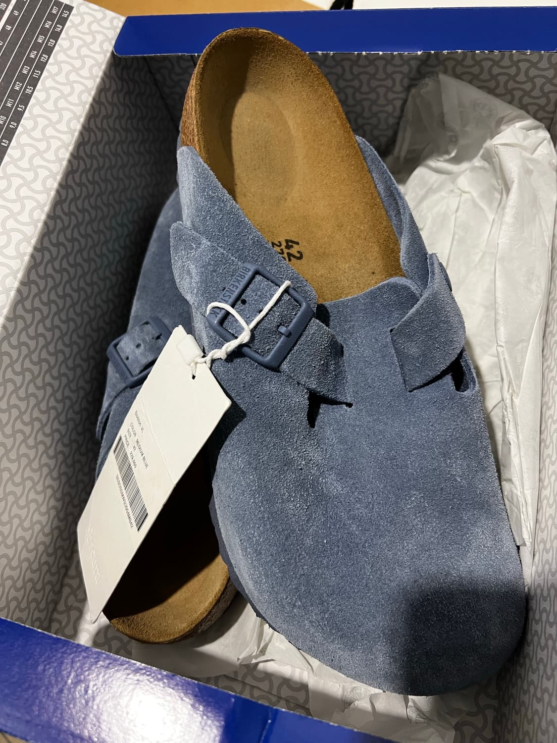 버켄스탁 보스턴 42 엘레멘탈 블루 상품이미지1