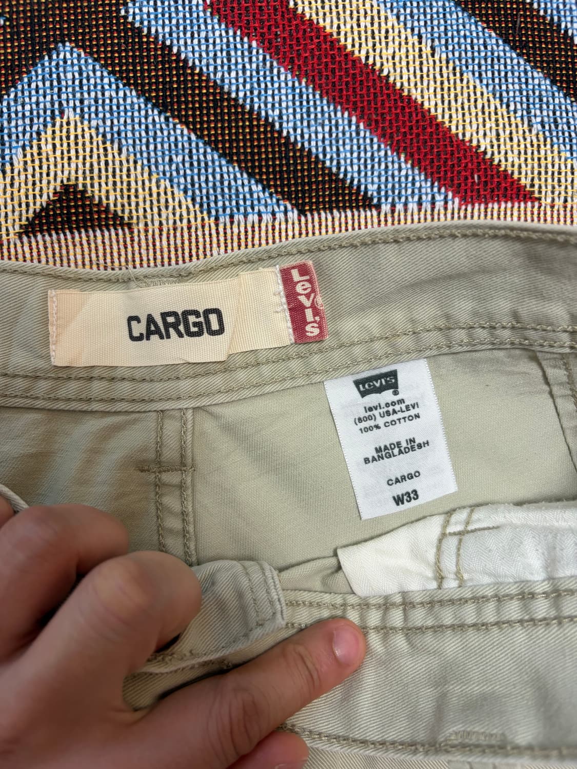 levi's 리바이스 워크웨어 코튼 카고 반바지 쇼츠 상품이미지4