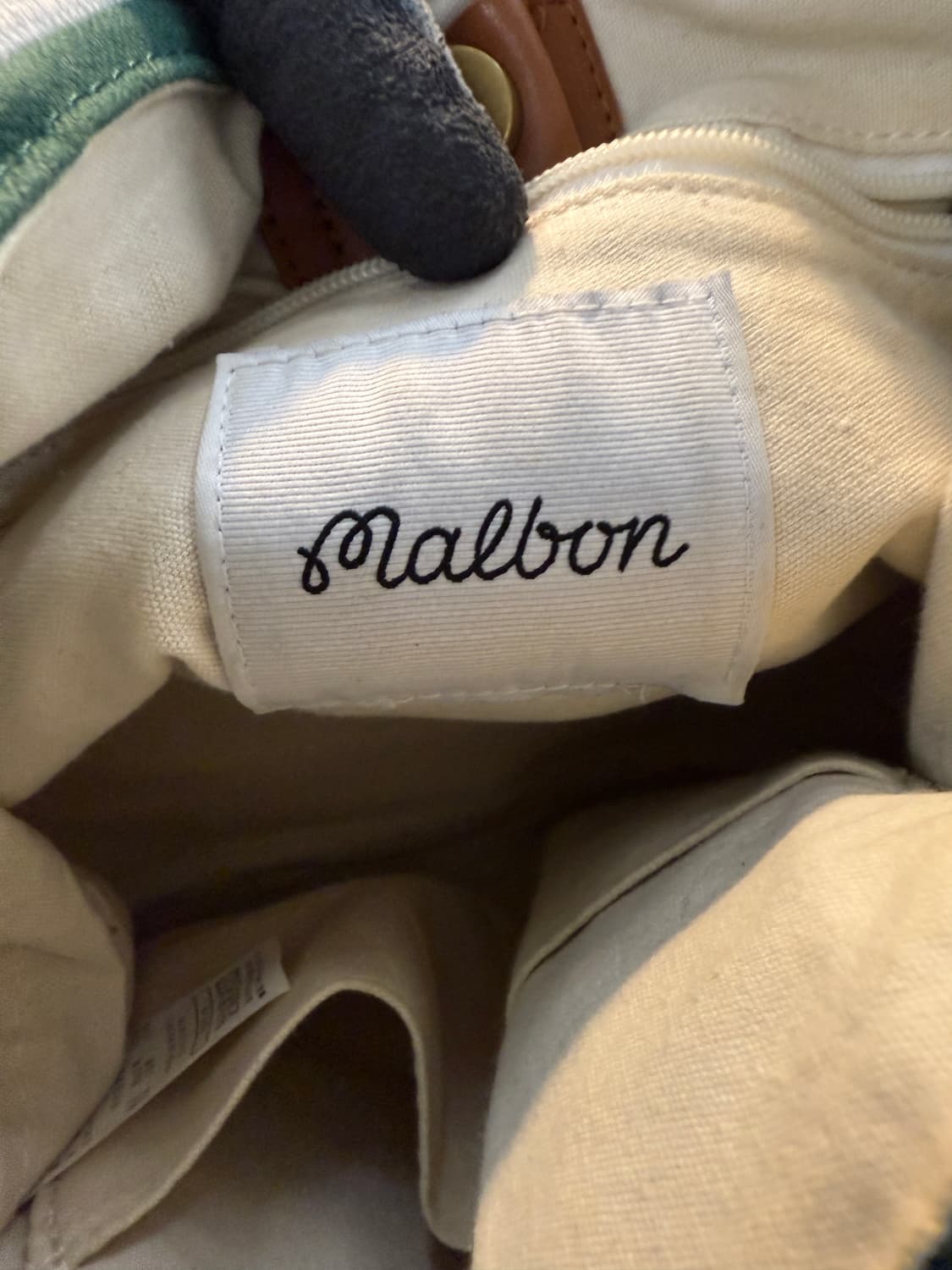 말본 골프 버킷 토트백 그린 상품이미지6