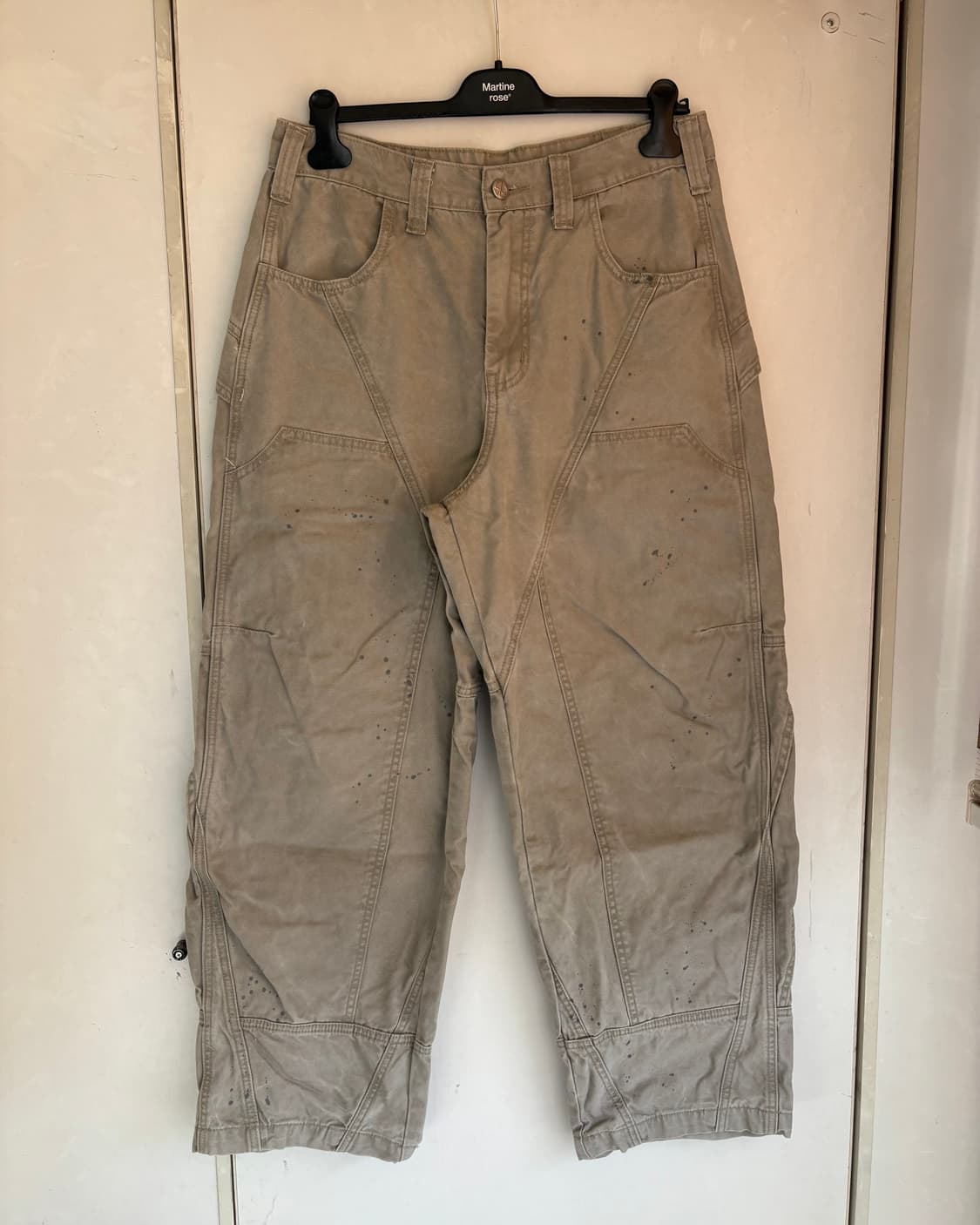 노매뉴얼 페인티드 더블니 팬츠 L 상품이미지1