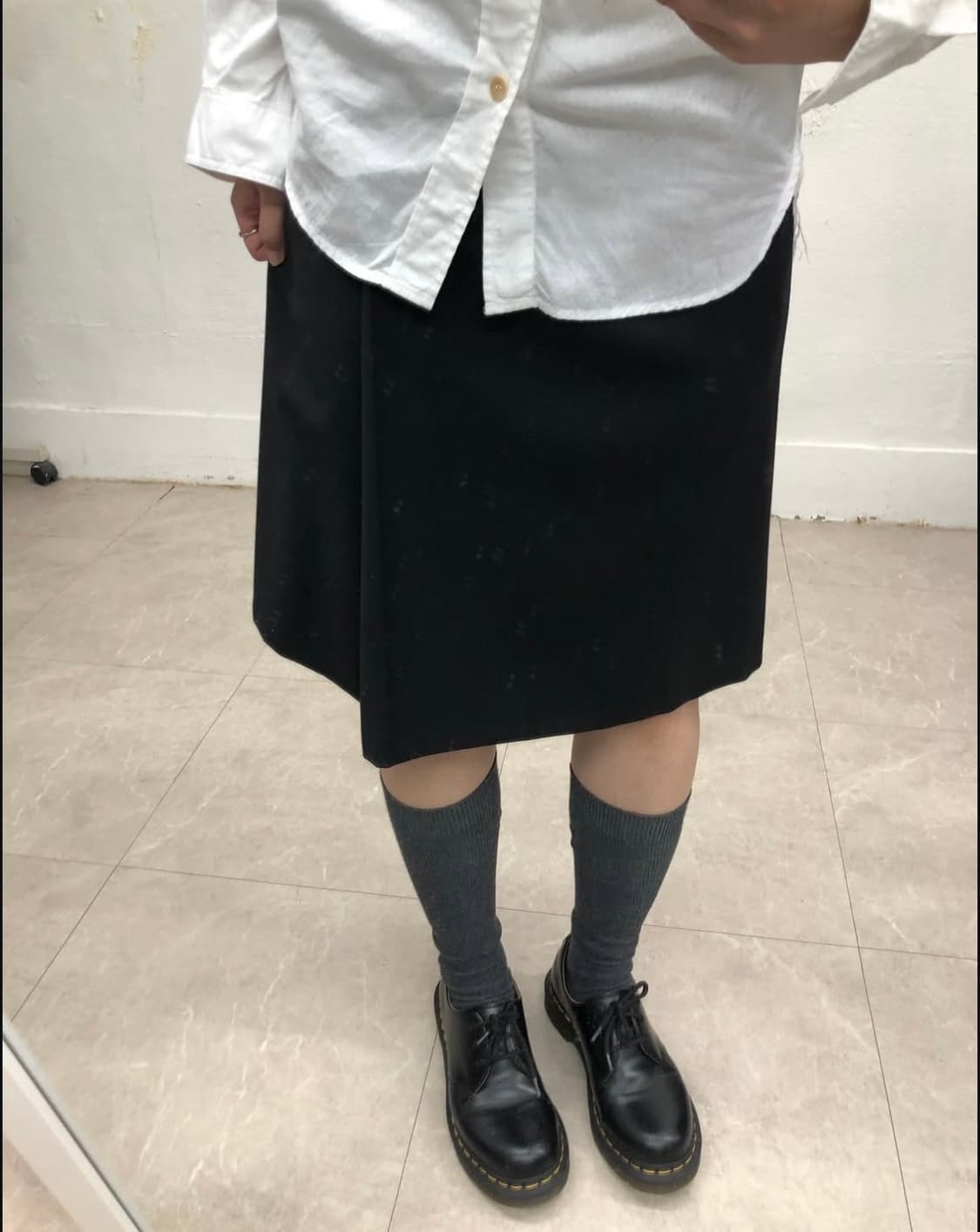 질샌더 미디 스커트 상품이미지4