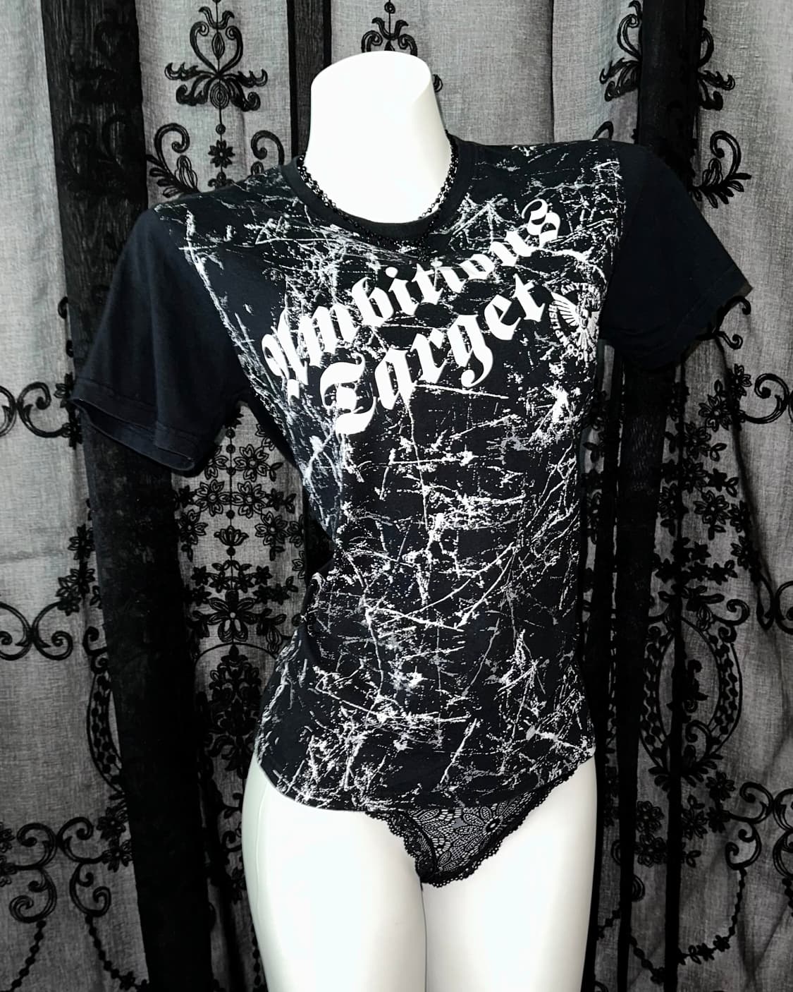 Rock chic printed short sleeve 상품이미지1