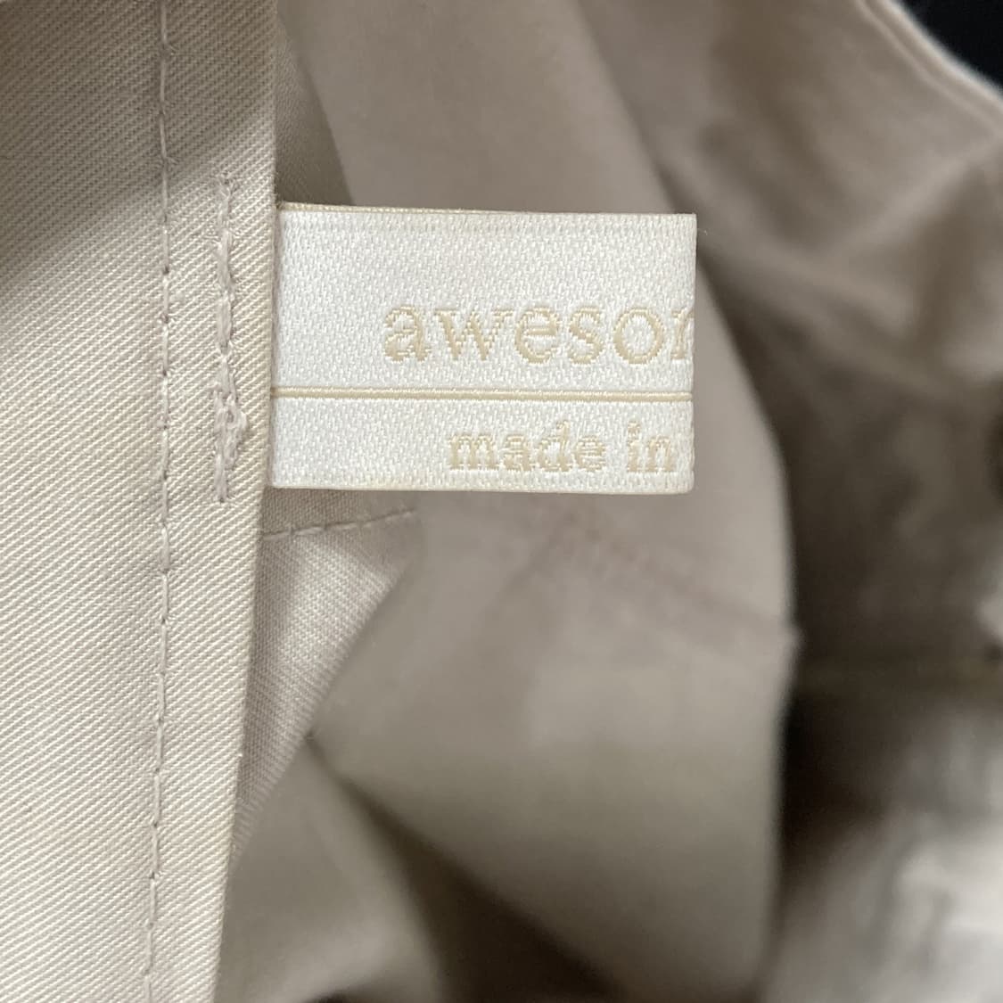 awesome H 여 크롭 스트링 트렌치자켓 F 상품이미지4