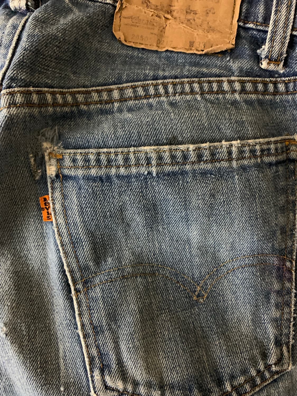 70s vtg levis 빈티지 리바이스진 33x33 상품이미지3