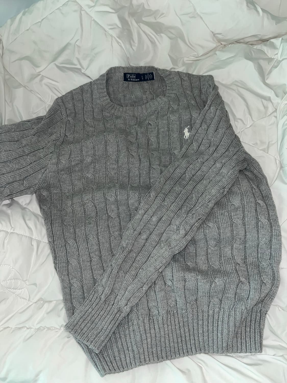 폴로 그레이 니트 상품이미지1