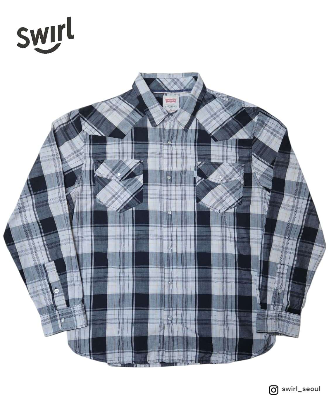 Levis 00's blank tab western shirts 상품이미지1