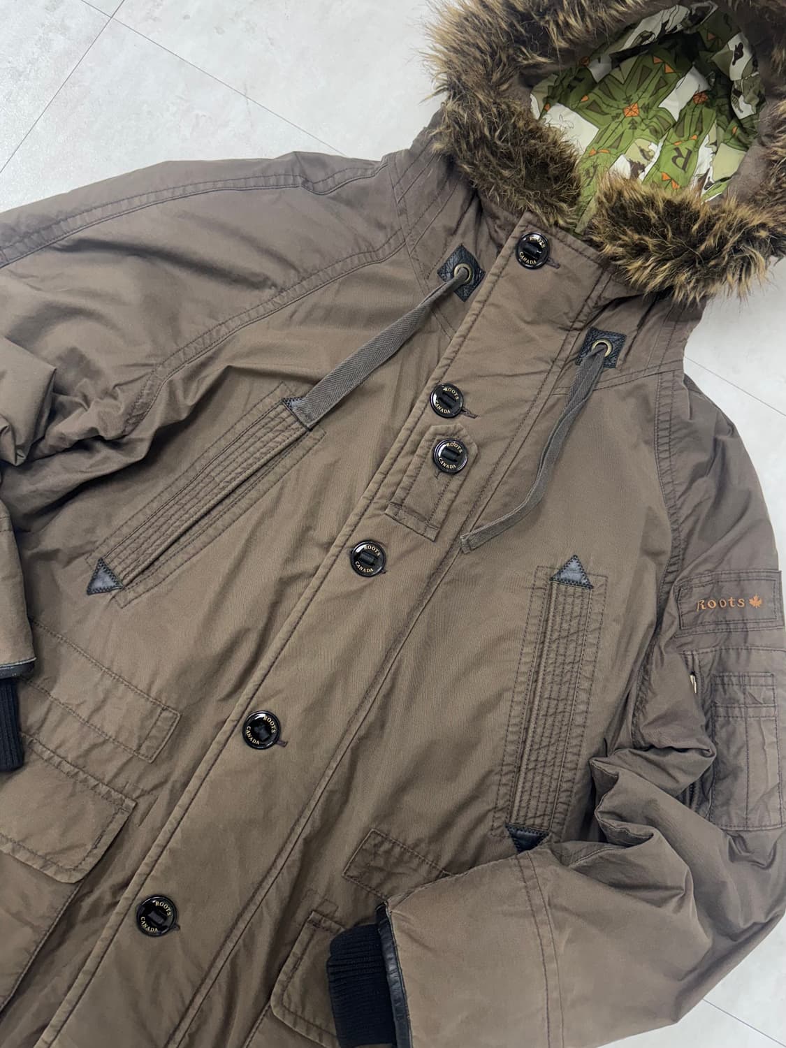 #vintage 루츠 퍼 야상 자켓 상품이미지2