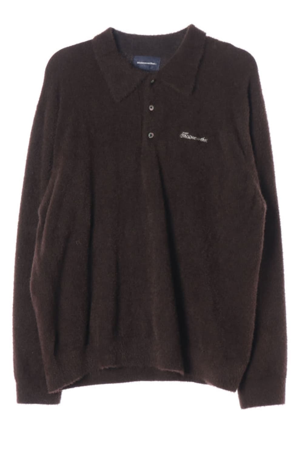 thisisneverthat ShaggyKnit Polo디네뎃 니트폴로 상품이미지2