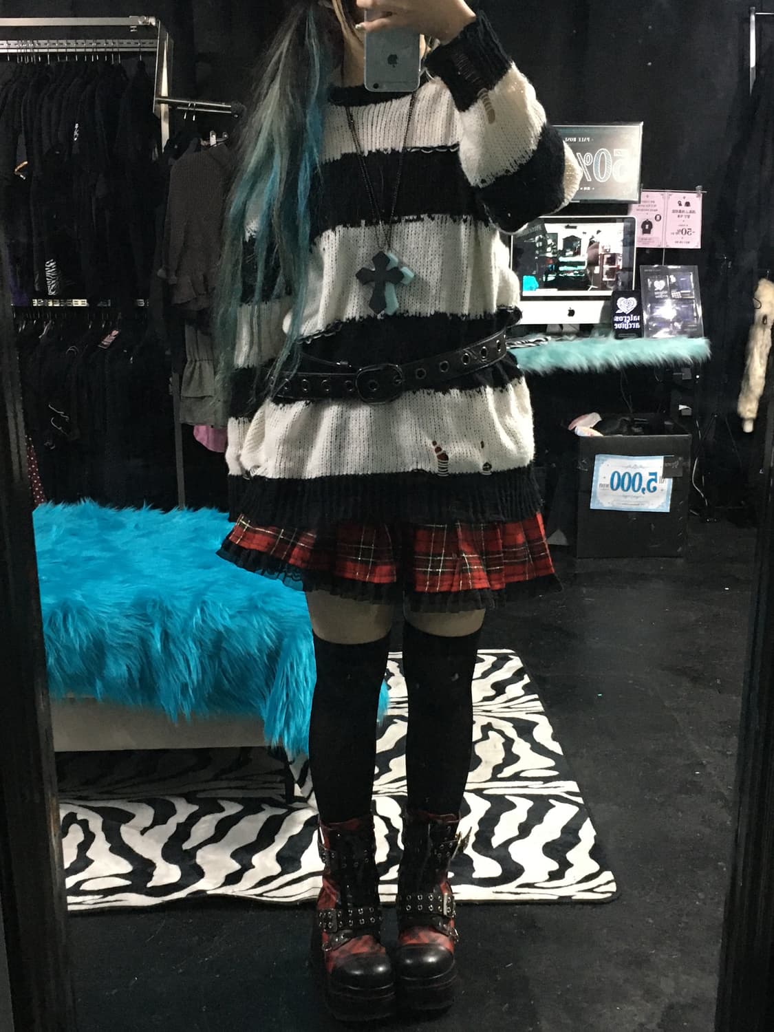 Punk Stripe Knit 상품이미지2