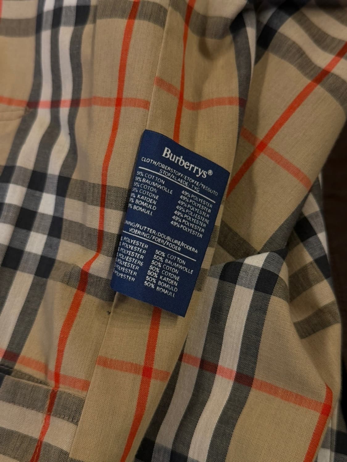 버버리 클래식 개버딘 코트 남성100 상품이미지8