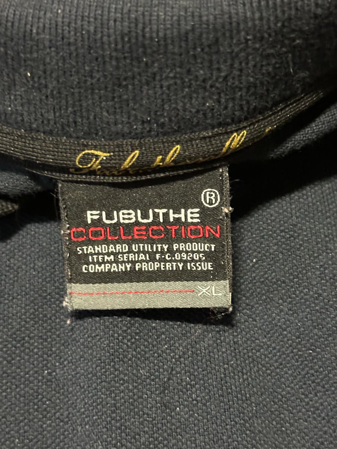 FUBU 넥라인 포인트 카라 긴팔티 XL 상품이미지2