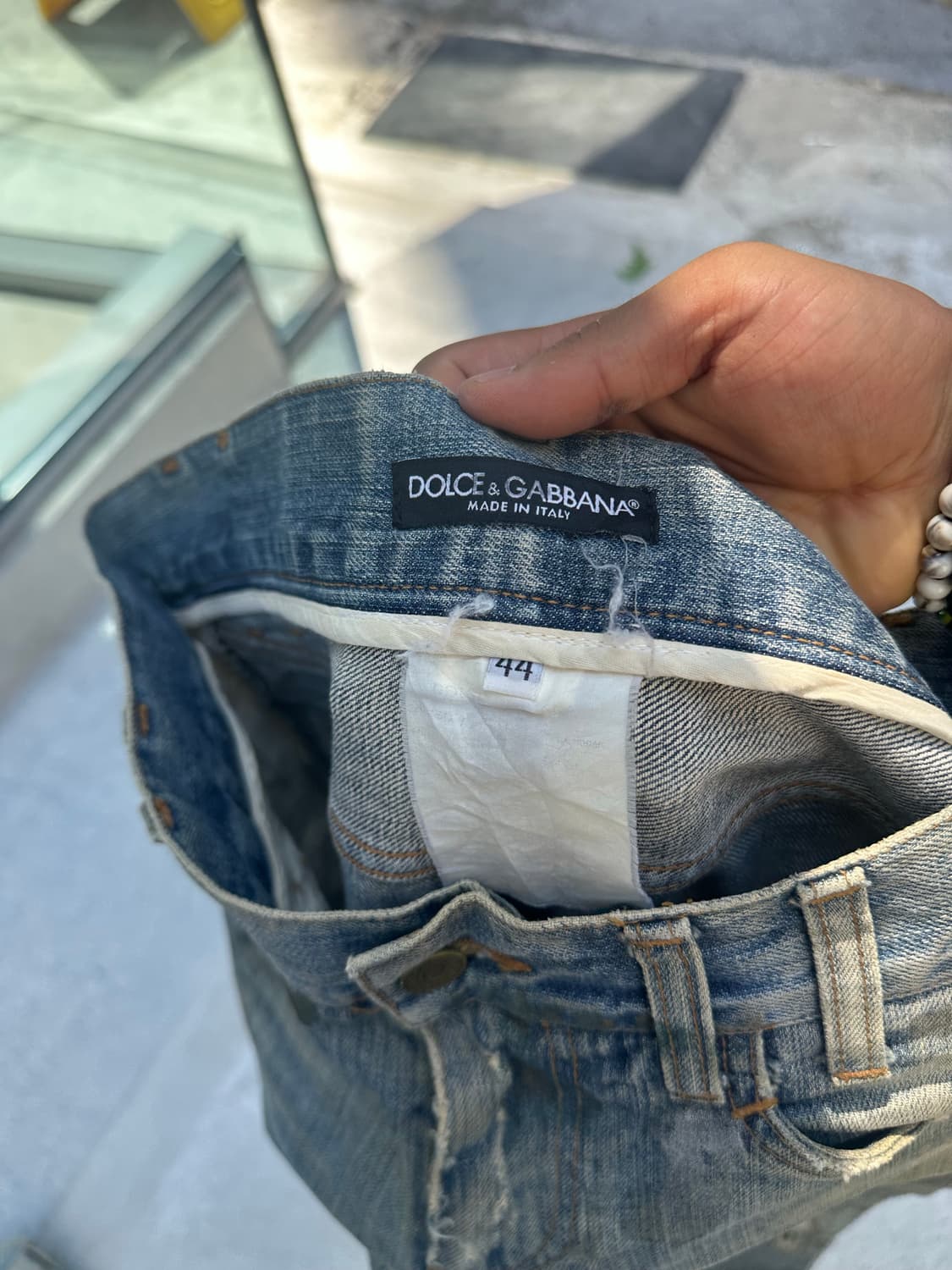 00’s Dolce & Gabbana painted denim 상품이미지10