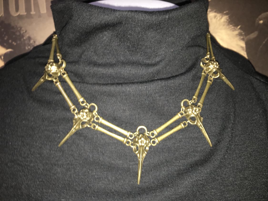 No. 52 / 난리나버린 악마인지 새인지 펑크 목걸이 상품이미지2