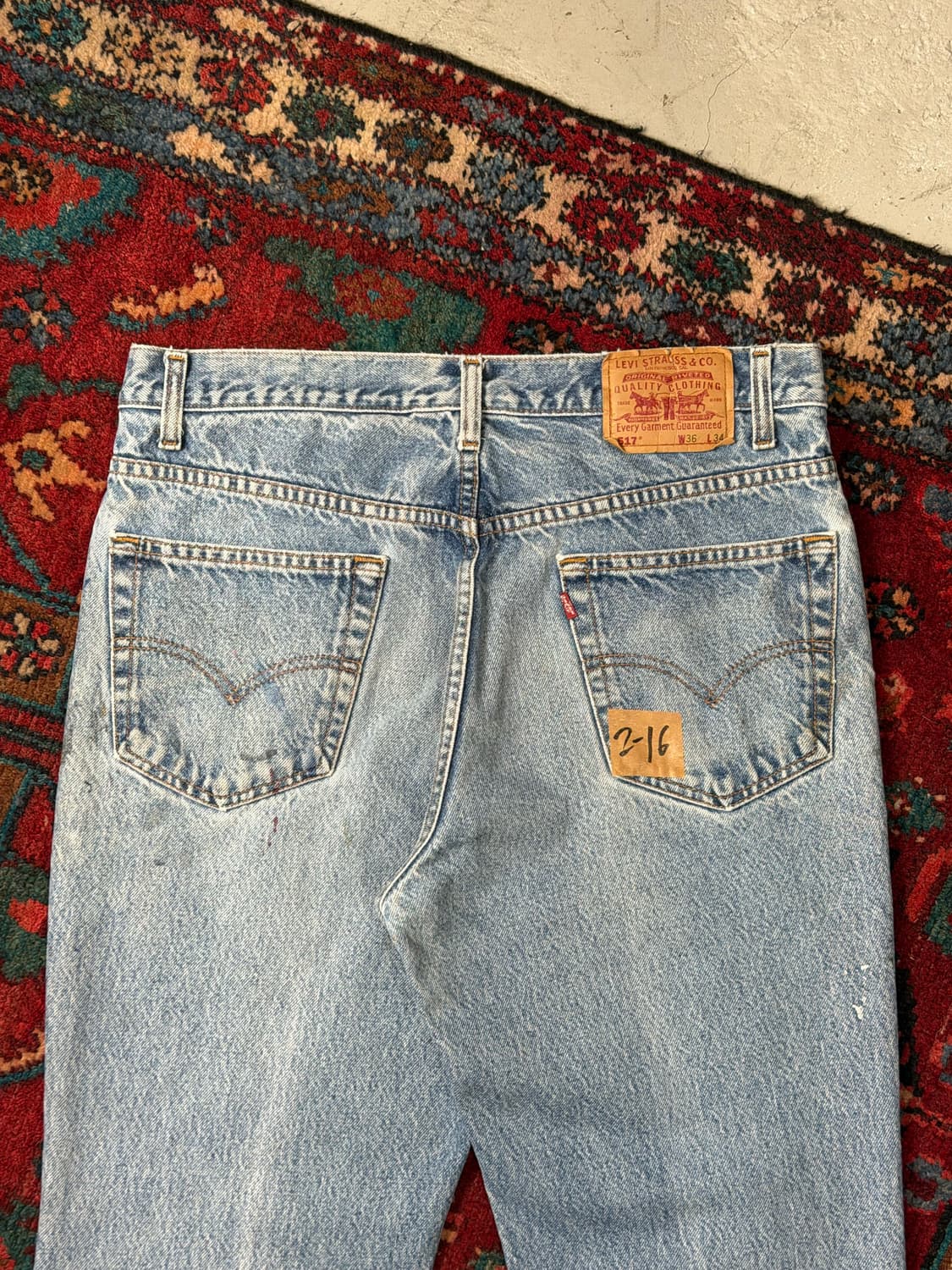 90’s 빈티지 리바이스 517 부츠컷 리바이스 청바지 상품이미지6