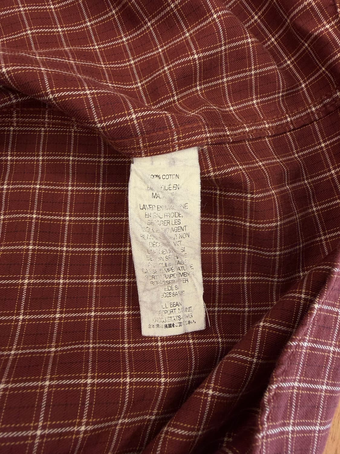 엘엘빈 링클프리 체크 셔츠 상품이미지3