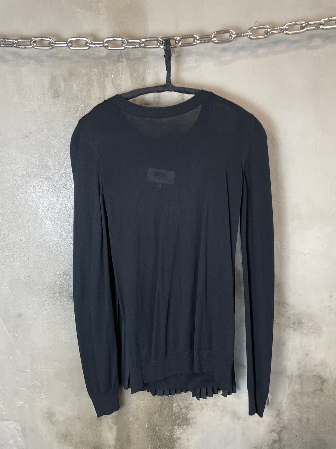 MM6 플리츠 레이어드 니트 상품이미지6