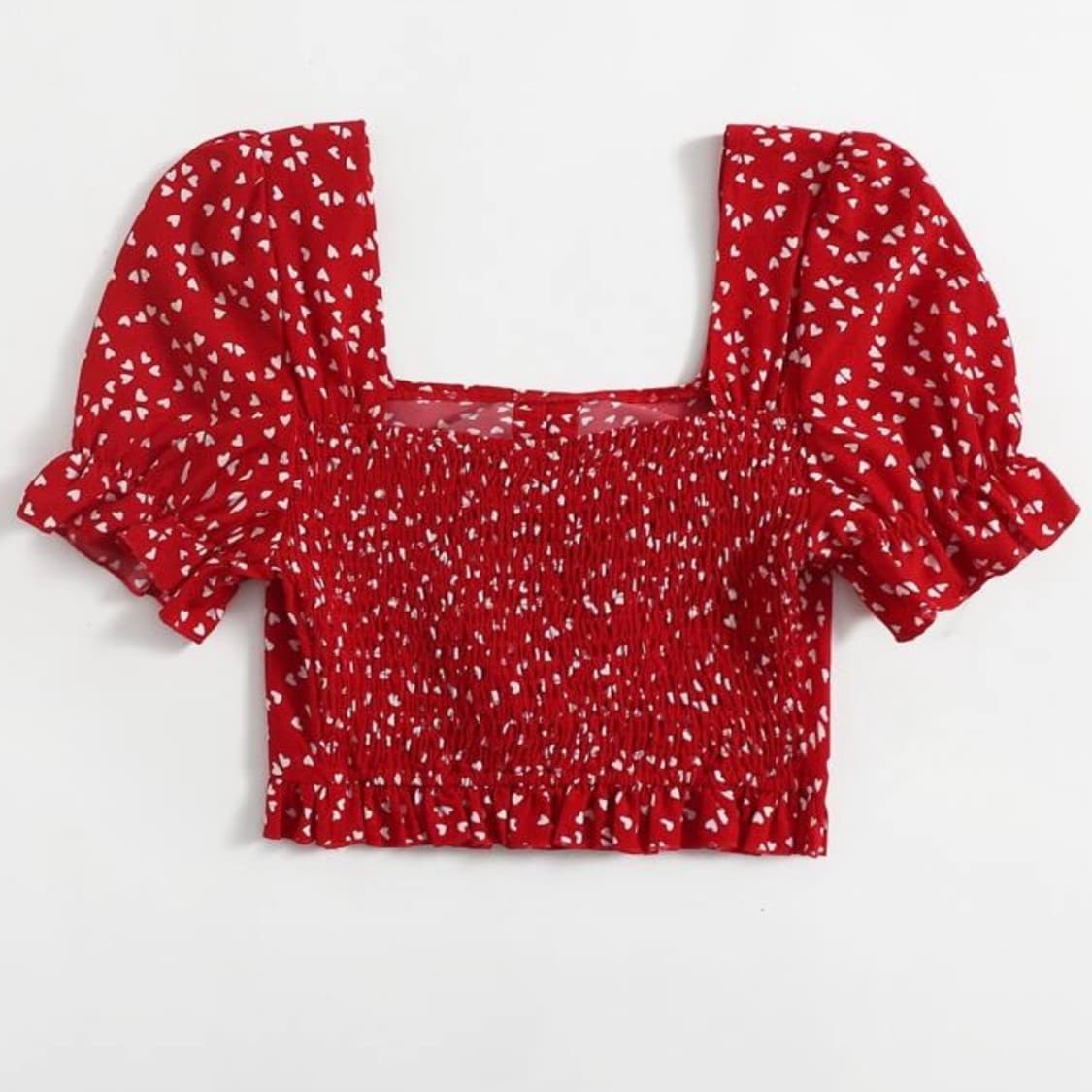 Shein 하트 크롭탑 L 상품이미지2