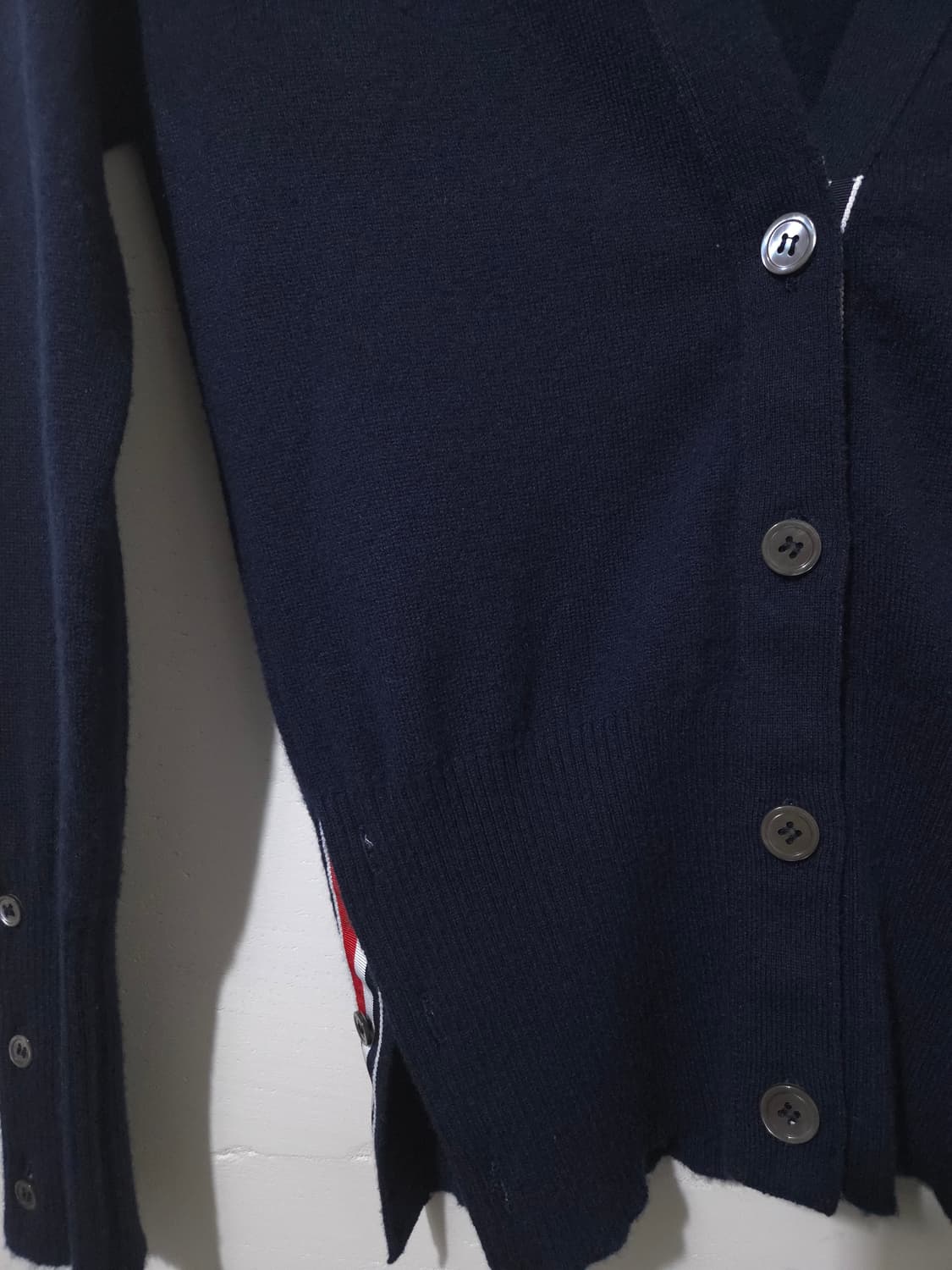 [새상품급 , 42Size] 톰브라운 여성 풀 캐시미어 가디건  상품이미지5