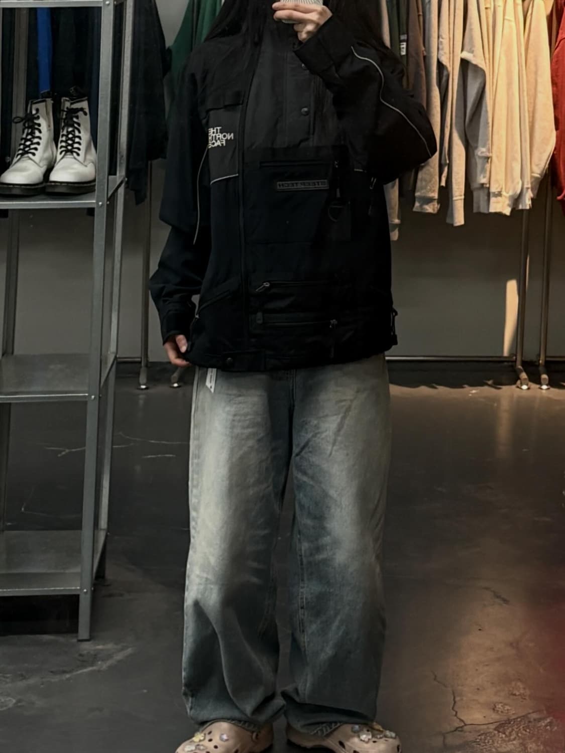 노스페이스 스팁테크 라인 자켓 A3768 상품이미지1