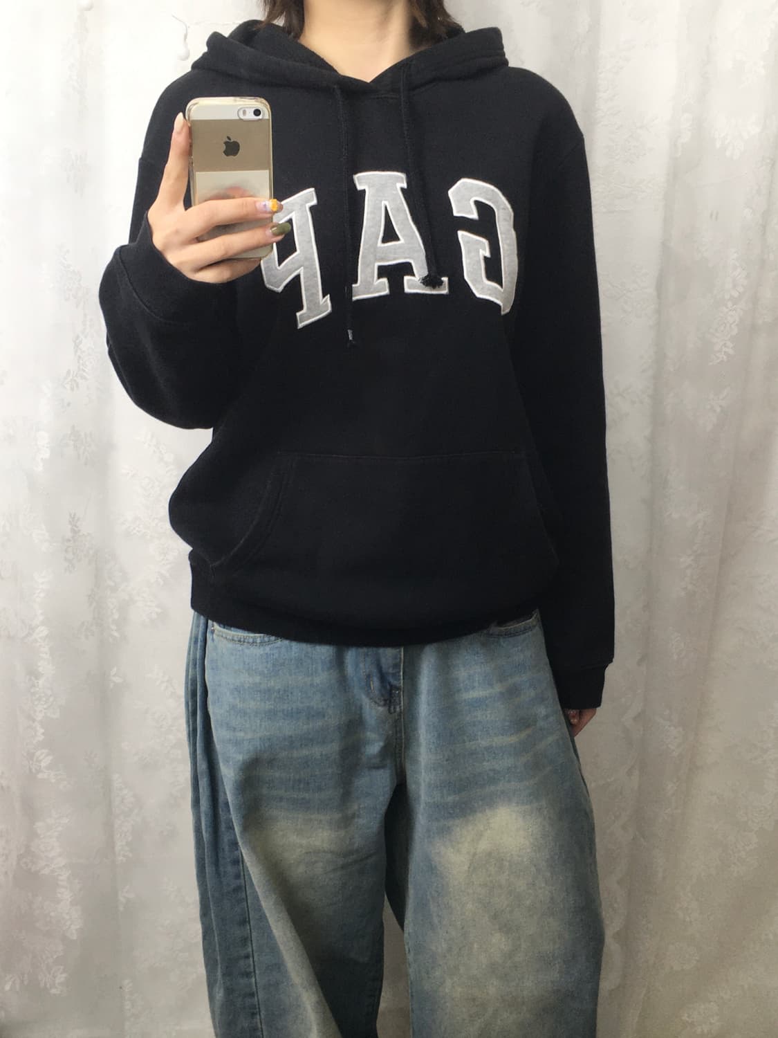 GAP Black Pullover Hoodie 상품이미지8
