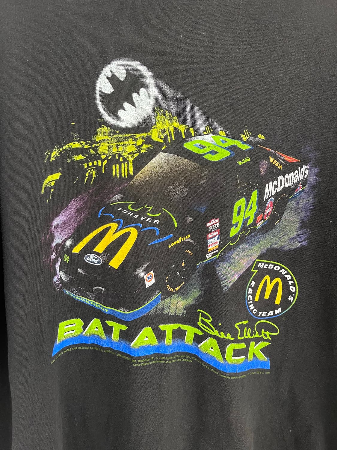 Vintage 1995 “Bat Attack” t-shirt 상품이미지2