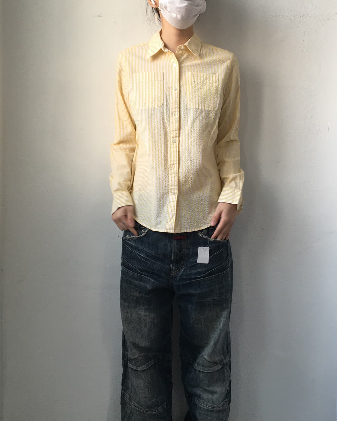 Ll bean stripe pattern shirt 상품이미지6