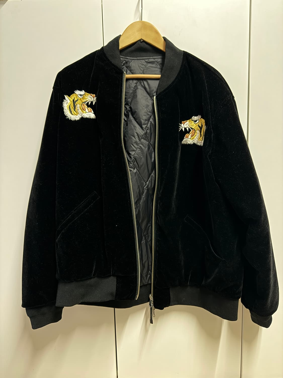 타이온 리버서블 벨벳 스카잔 L - 새제품 상품이미지1