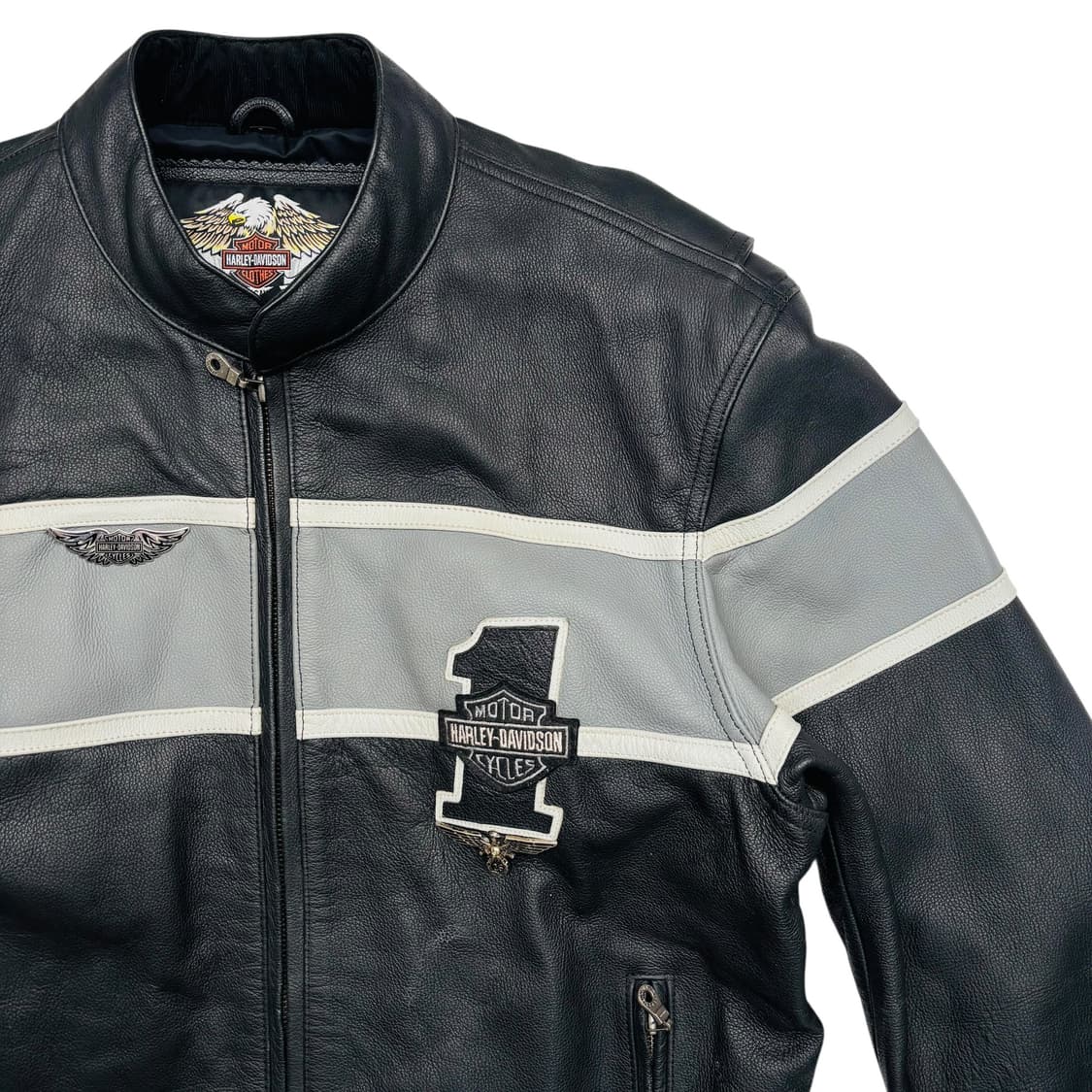 할리데이비슨 카우하이드 넘버원 레더 자켓 L 상품이미지2