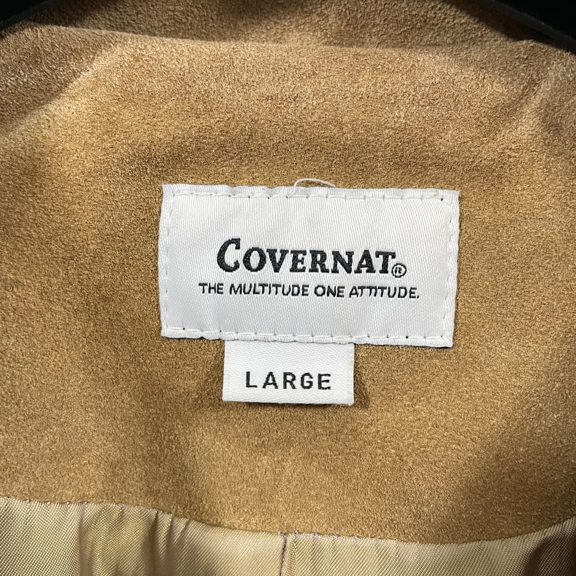 L 커버낫 가죽 스웨이드 트러커 자켓 상품이미지6