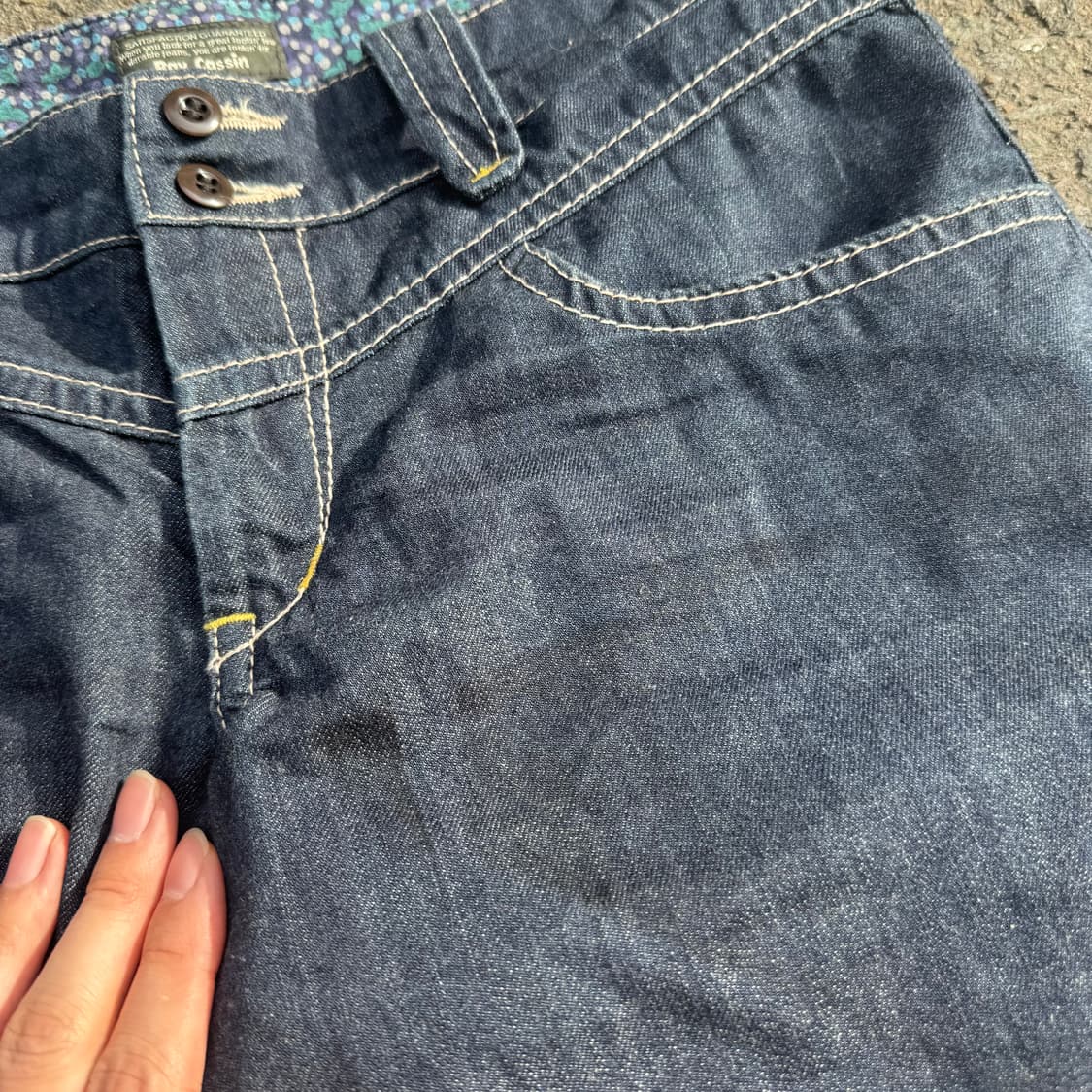 VTG JPN 데님 스커트 반바지 상품이미지8