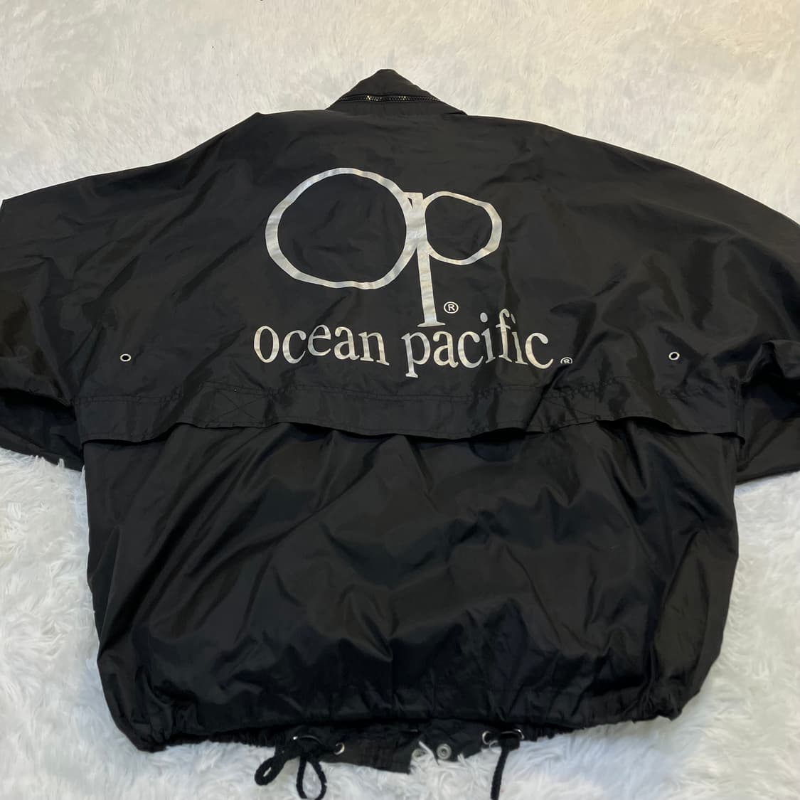 빈티지 오피 블랙 바람막이 840 y2k 스트릿 모리 갸루 일본빈티지 펑 상품이미지3