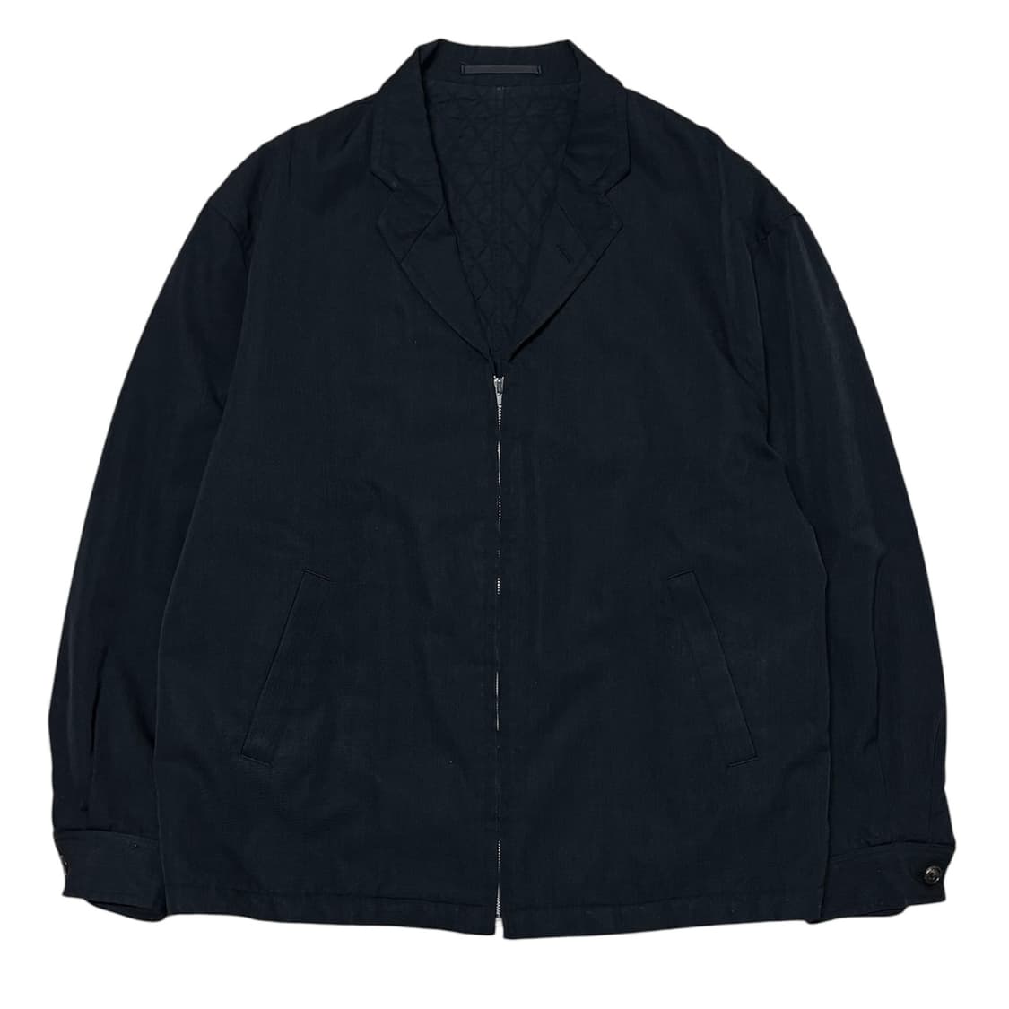 [M] 꼼데가르송 옴므 다나카 옴므 93AW 테일러드 칼라 퀼티드 블루종 상품이미지1