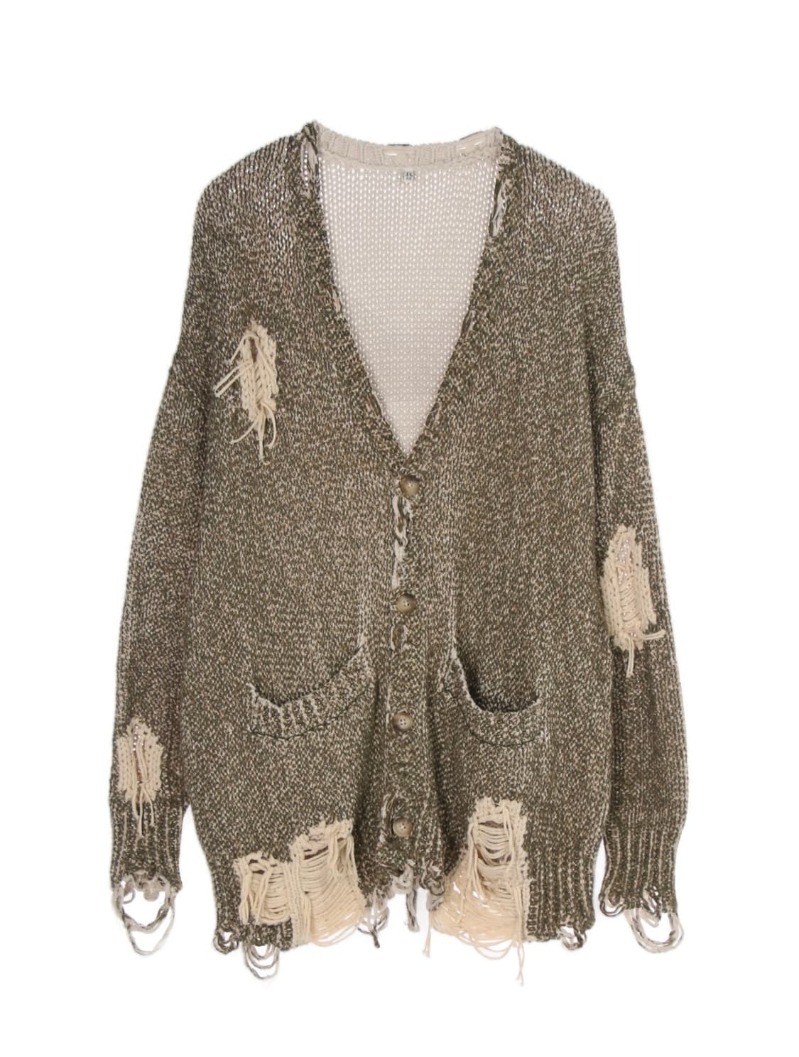 R13 데미지 가디건 상품이미지1