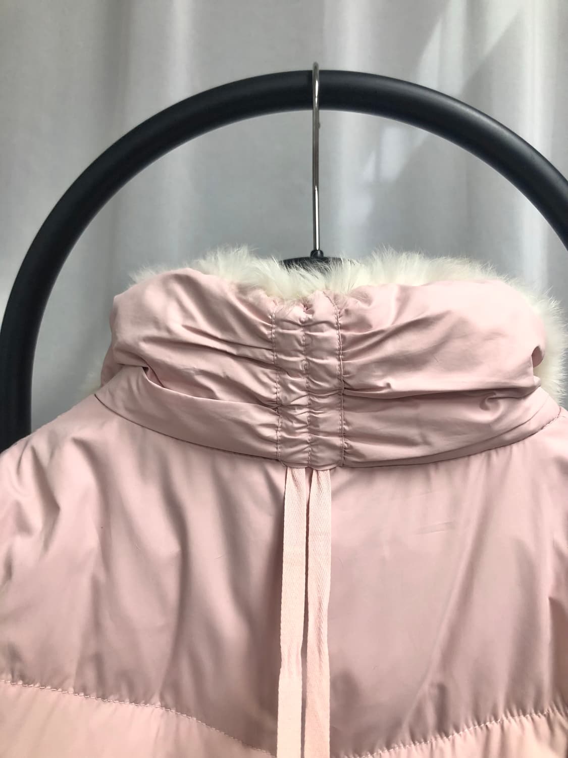 에고이스트 벨트패딩 핑크 벨티드 덕다운 패딩 상품이미지5