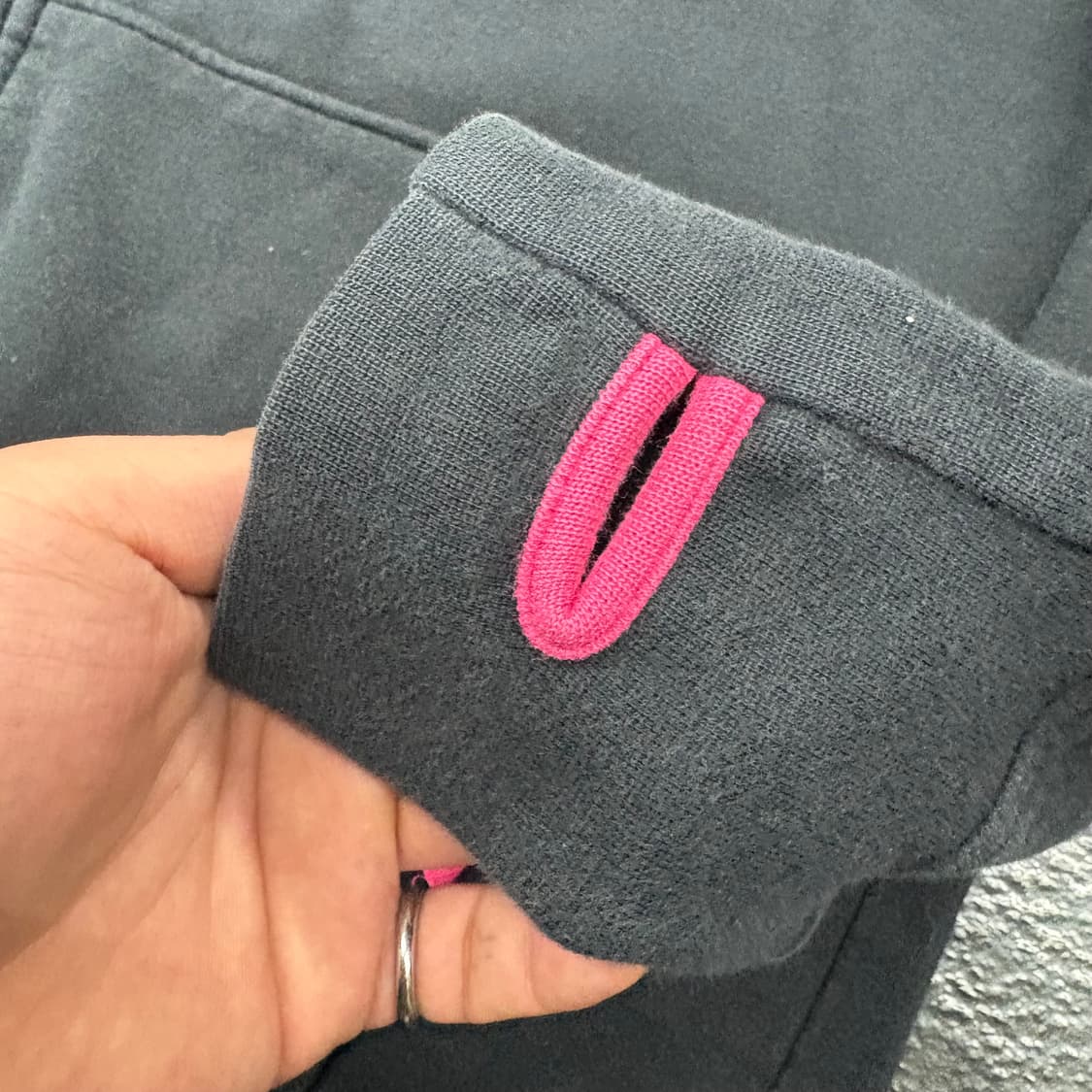 (95)오클리핑크핑거홀후드집업 상품이미지4