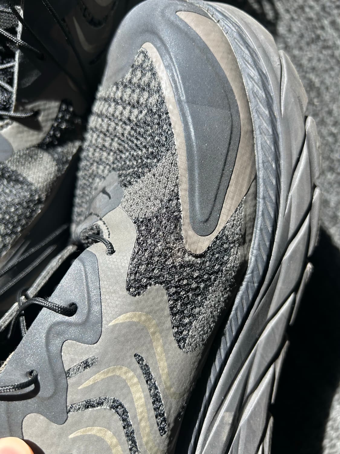 [275] 호카 새티스파이 클리프톤 LS 포지드 아이언 블랙 상품이미지5