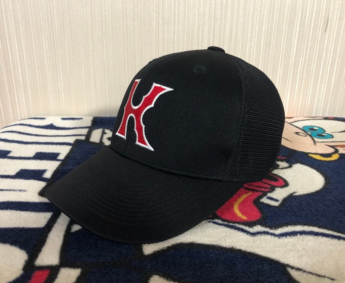 제트(ZETT) 고려대학교 야구부 선수실착 모자/캡 58cm 상품이미지2