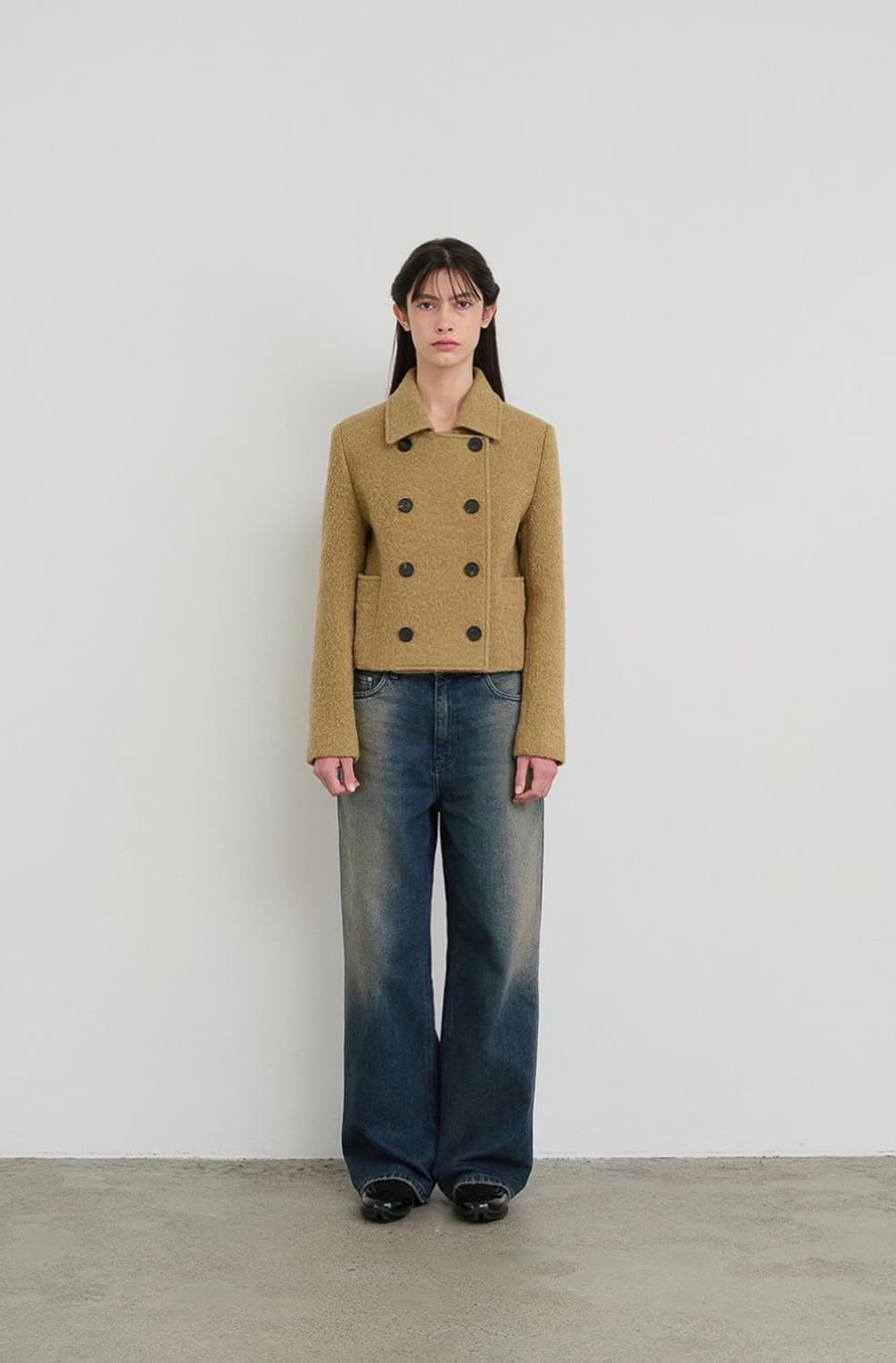 버뮬라 WOOL DOUBLE JACKET (블랙) 상품이미지5