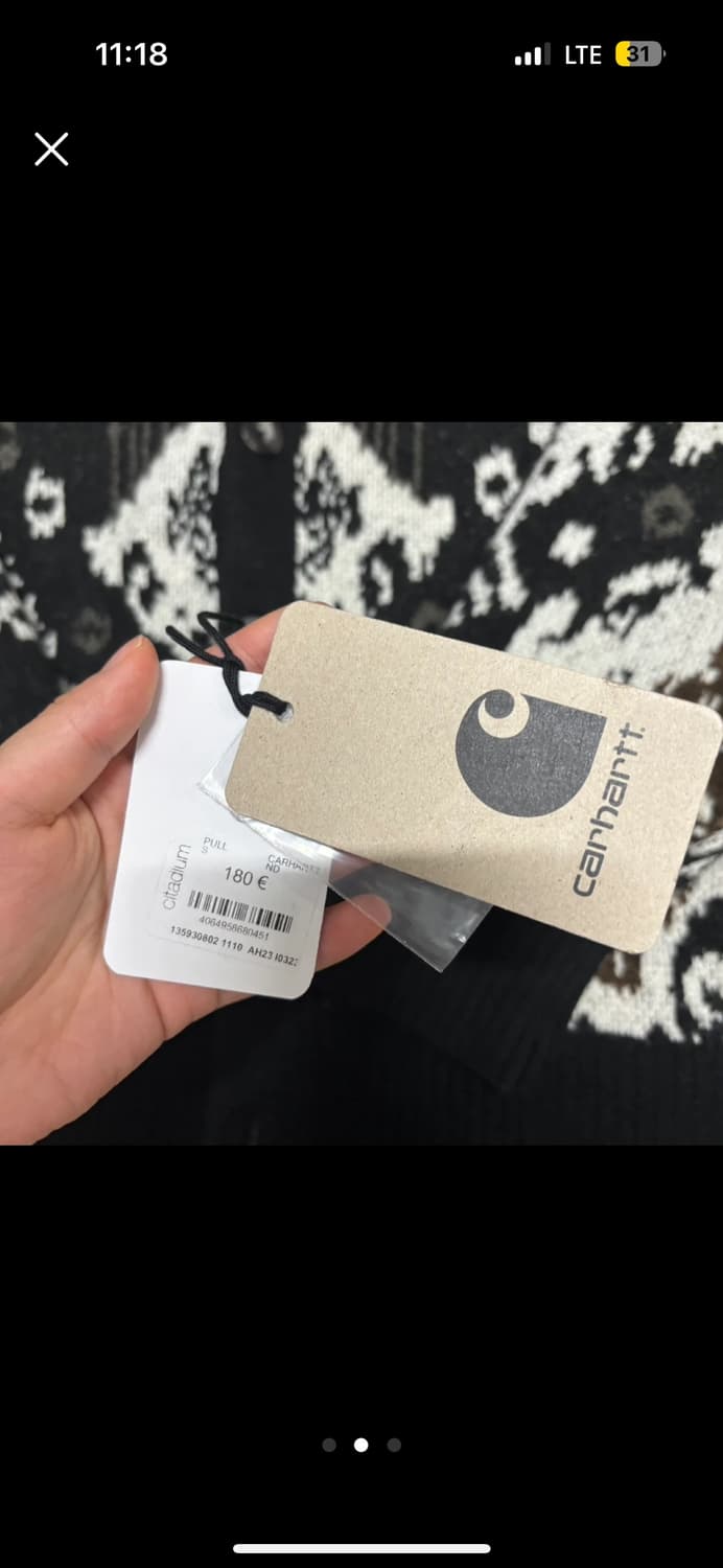 칼하트 정품 가디건(파리 현지 구매) 상품이미지2