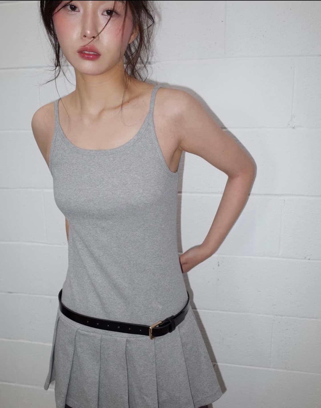 온스카 플리츠 스커트 상품이미지1