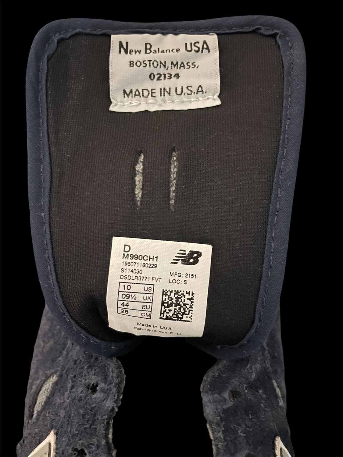 뉴발란스X칼하트 WIP 990v1 메이드 인 USA 상품이미지8